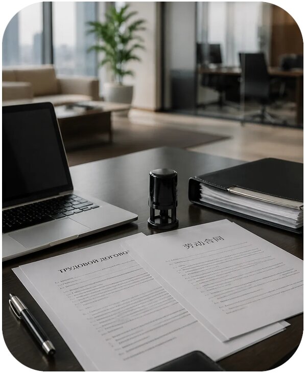 Разработка трудовых договоров в Китае от 6185 р. | Фиалан-Вкз